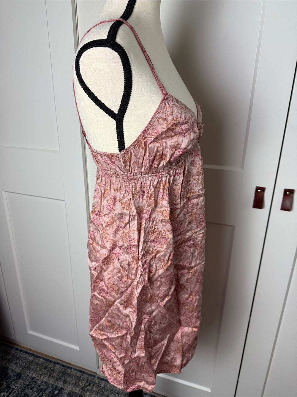 Vintage Victoria Secret Y2K 100% silk chemise slip dress cottage core euro small - Picture 7 of 8